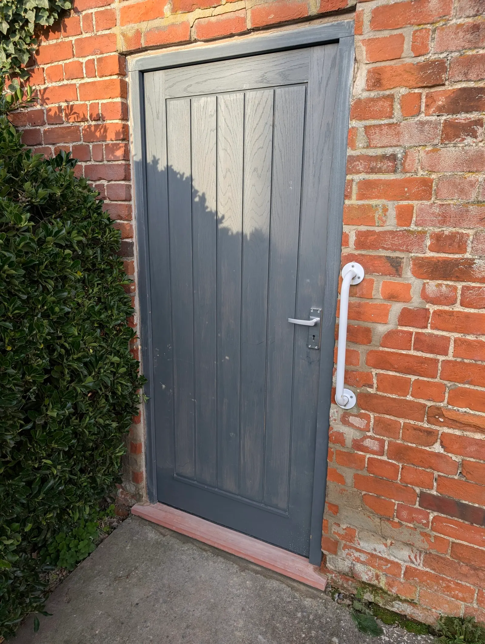 The new side door in the boundary wall